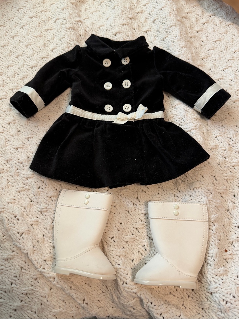American Girl Velveteen Jacket and Boots